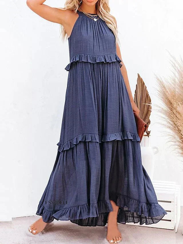 Valenzora | Beach dresses with ruffles