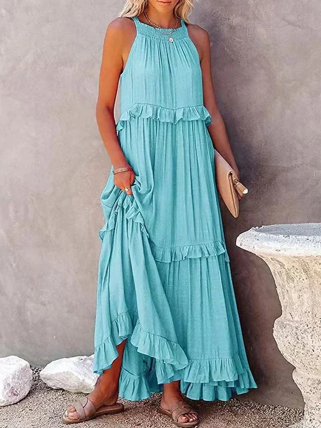 Valenzora | Beach dresses with ruffles