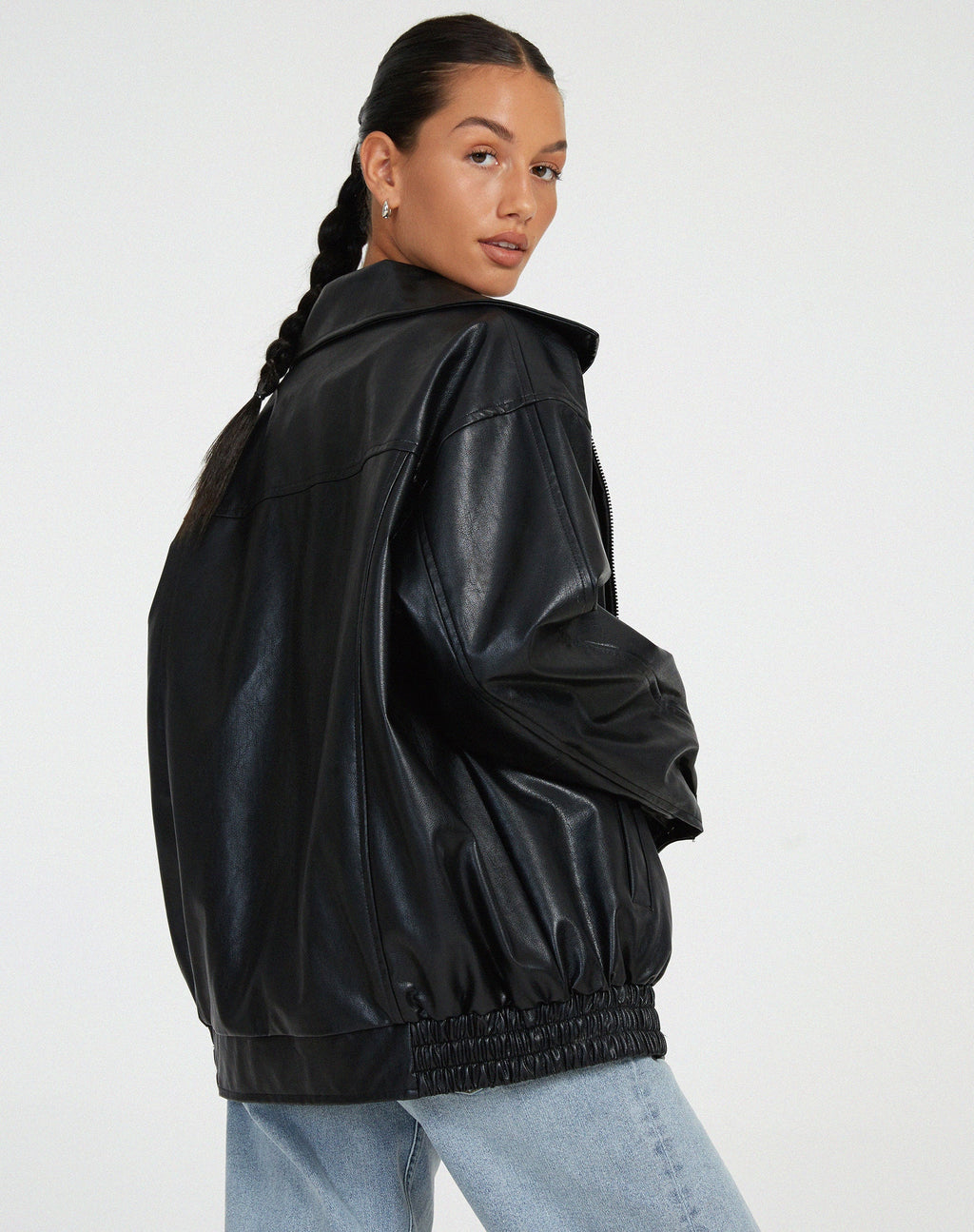 Valenzora - Casual leather jacket for women