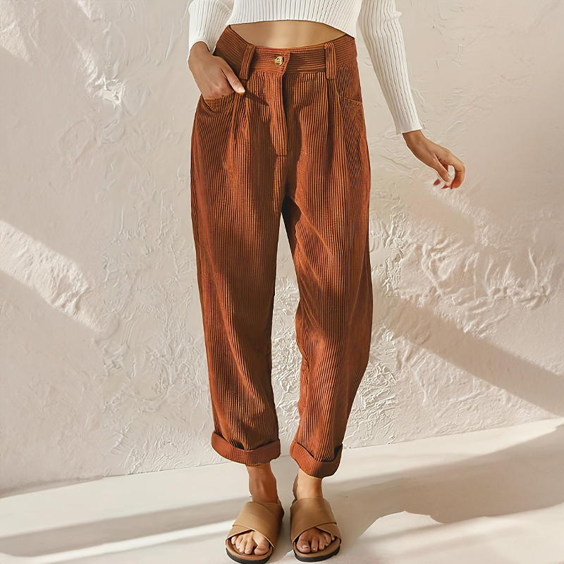 Valenzora | Lässige Cordhose für Damen
