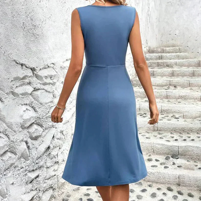 Valenzora | Women's Knee-Length Summer Midi Dress