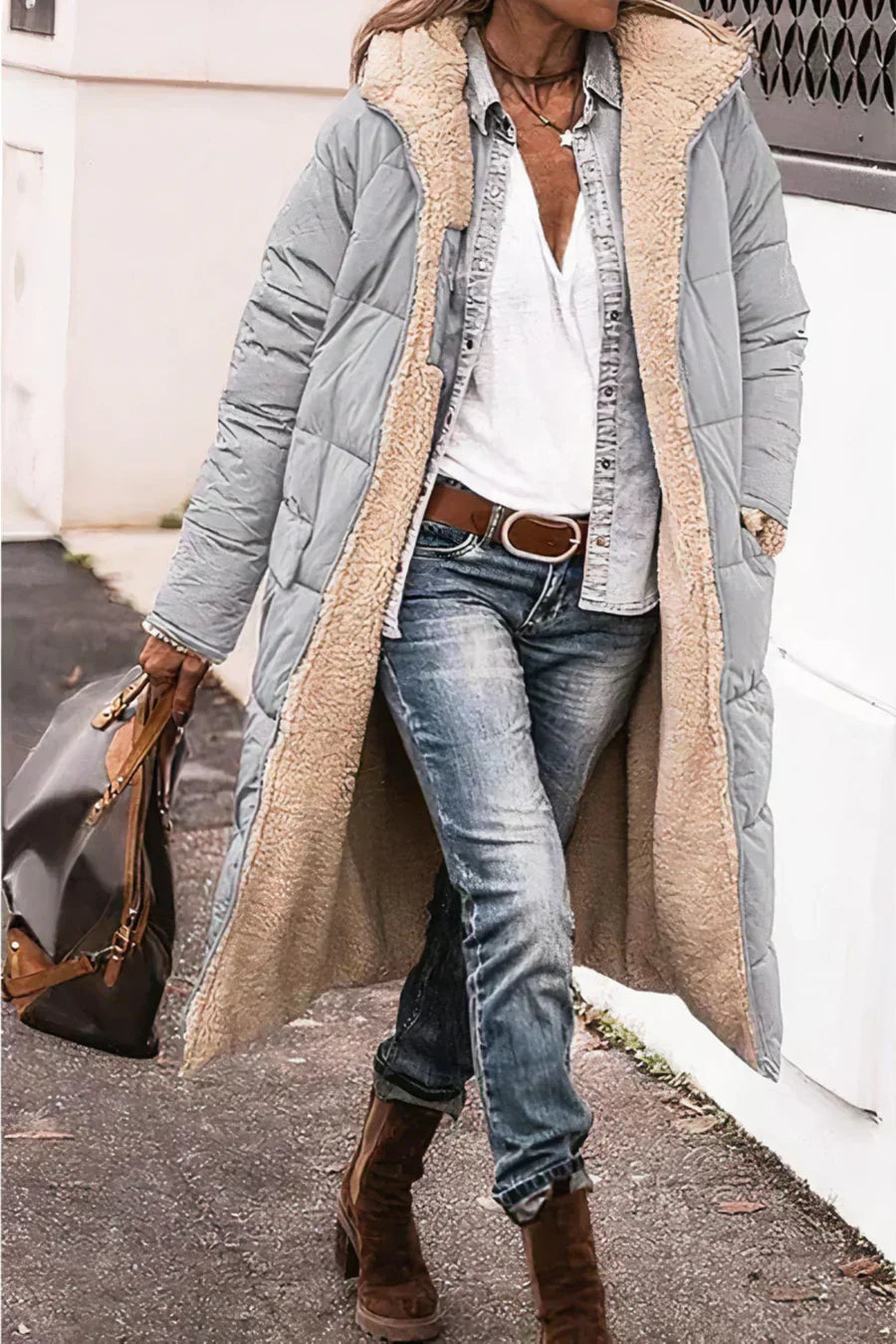 Valenzora | Elegant double-sided warm parka
