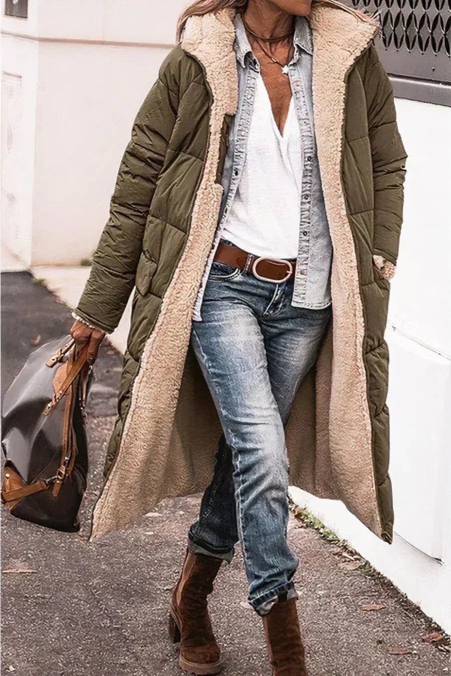 Valenzora | Elegant double-sided warm parka