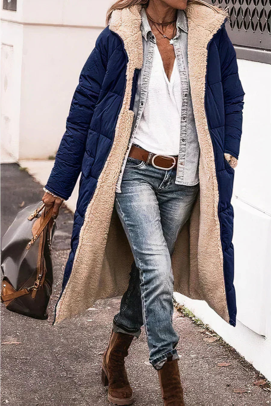 Valenzora | Elegant double-sided warm parka