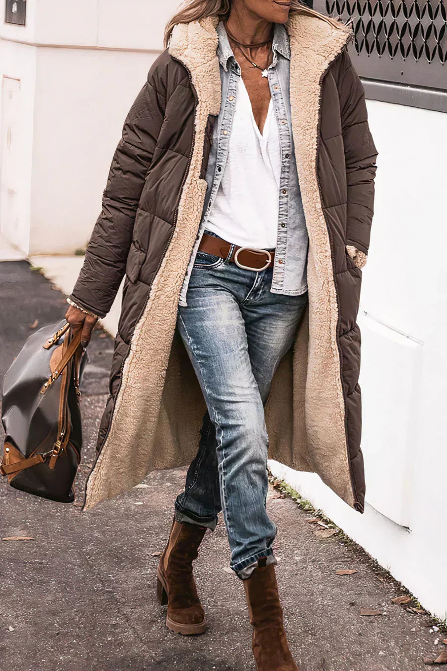 Valenzora | Elegant double-sided warm parka