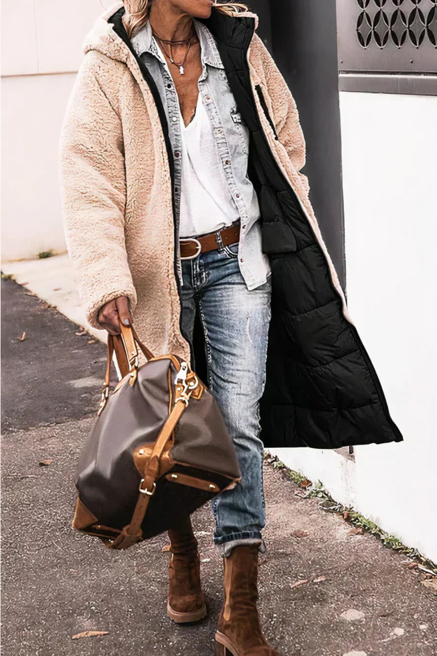 Valenzora | Elegant double-sided warm parka