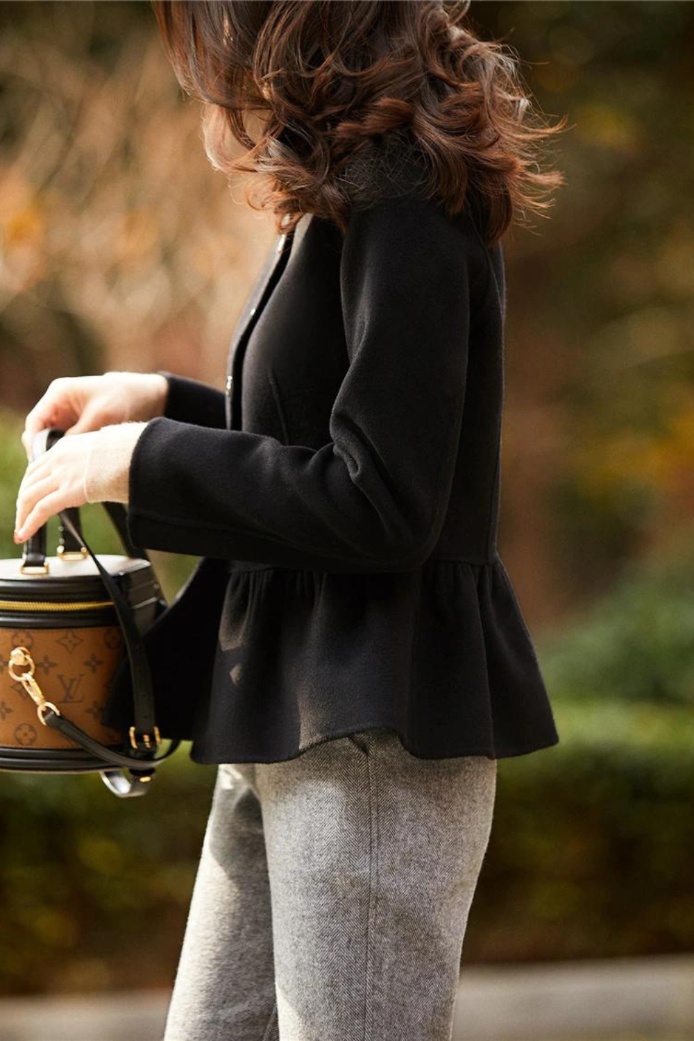 Relaxed and timeless winter dress