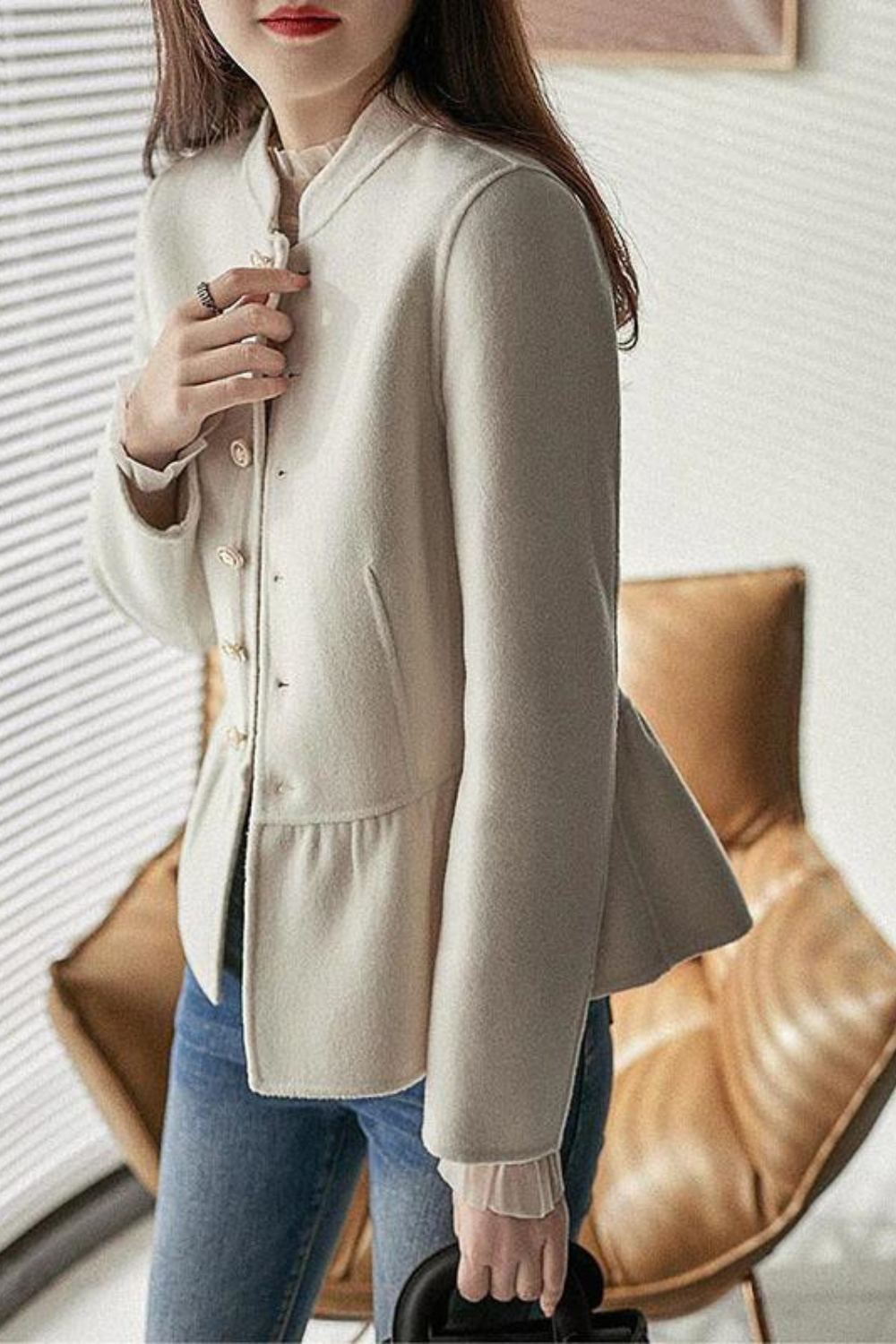 Relaxed and timeless winter dress
