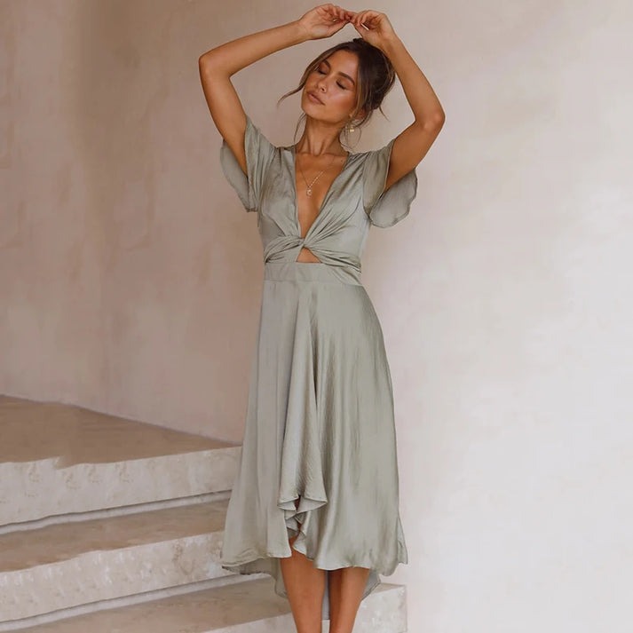 Marie - Rosewood Dress