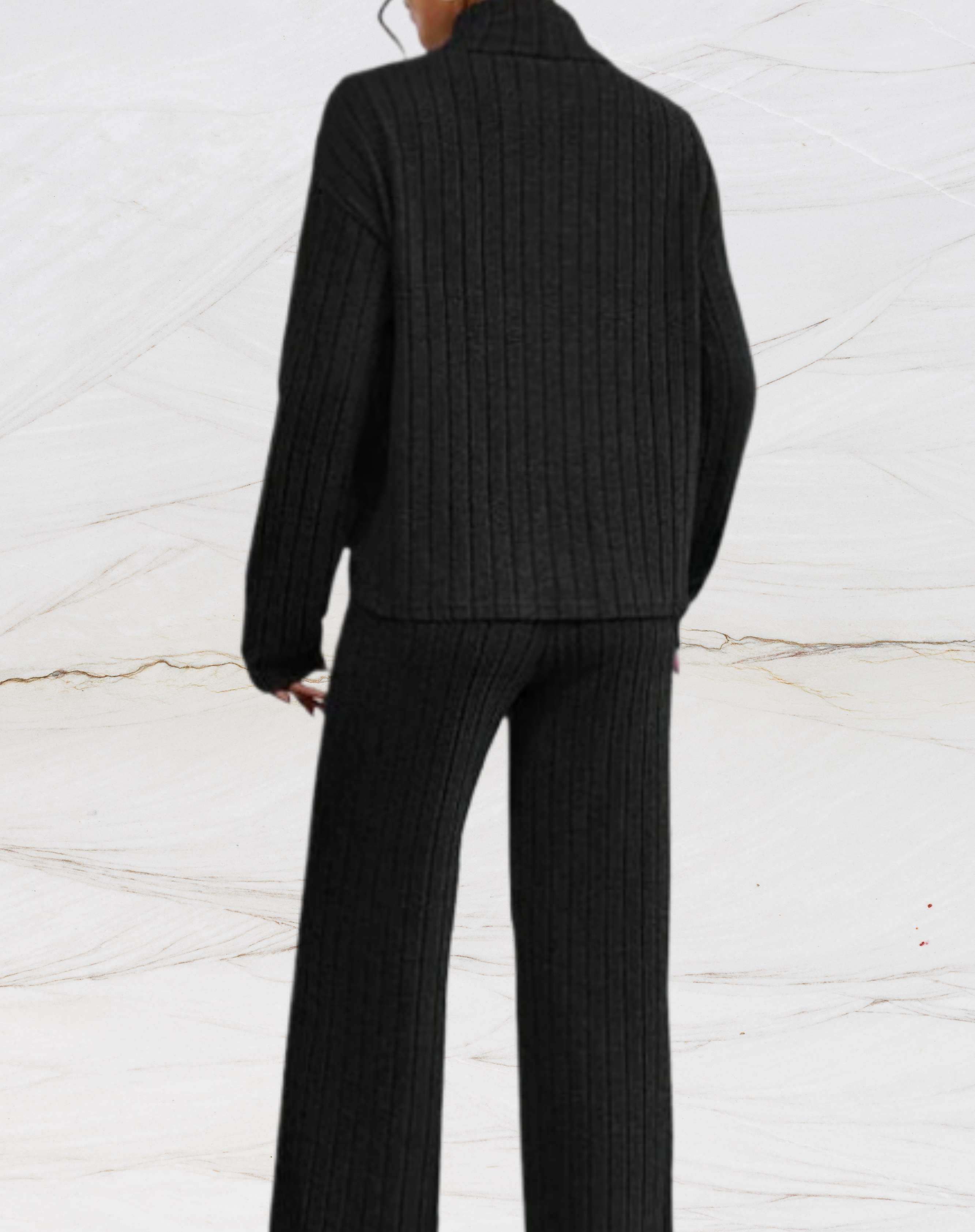 Valenzora - Ribbed Clothing Set