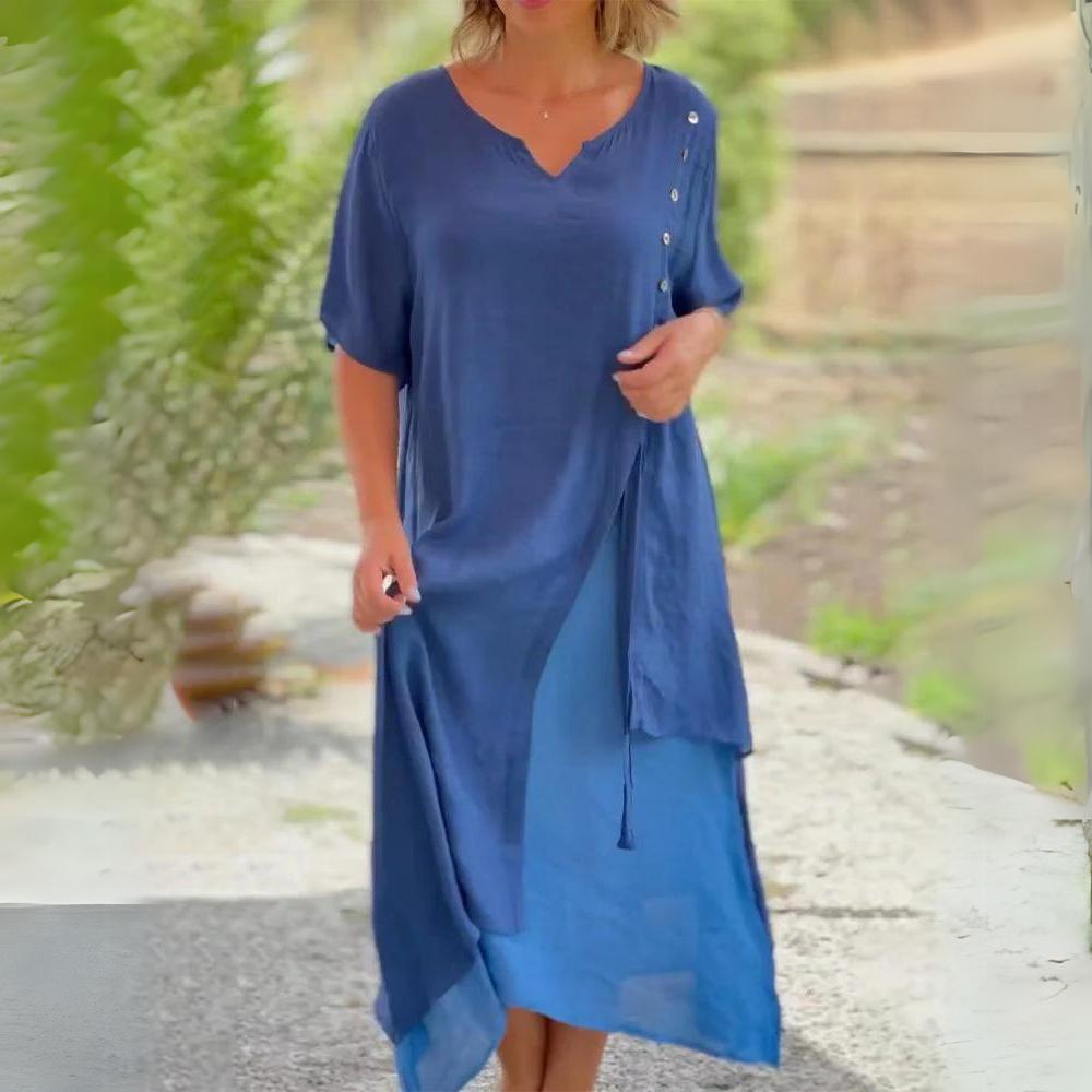 Valenzora | Lässiges asymmetrisches Kleid
