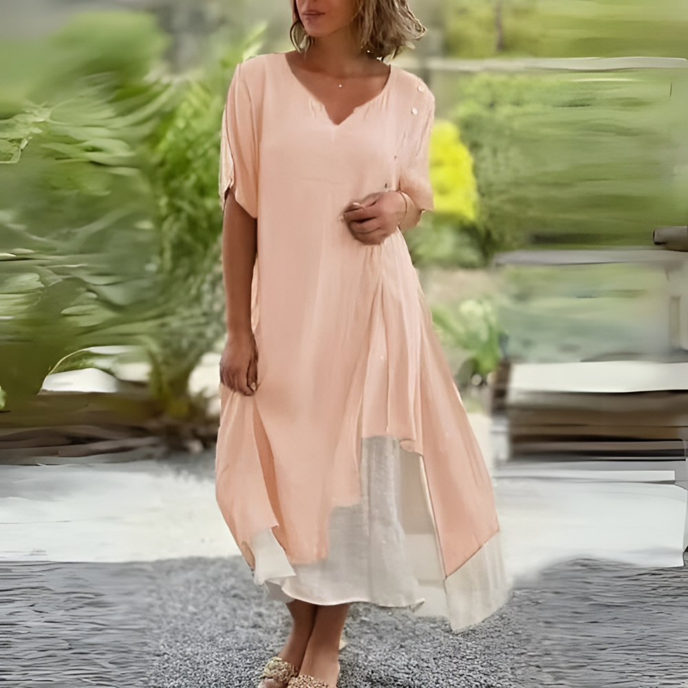 Valenzora | Lässiges asymmetrisches Kleid