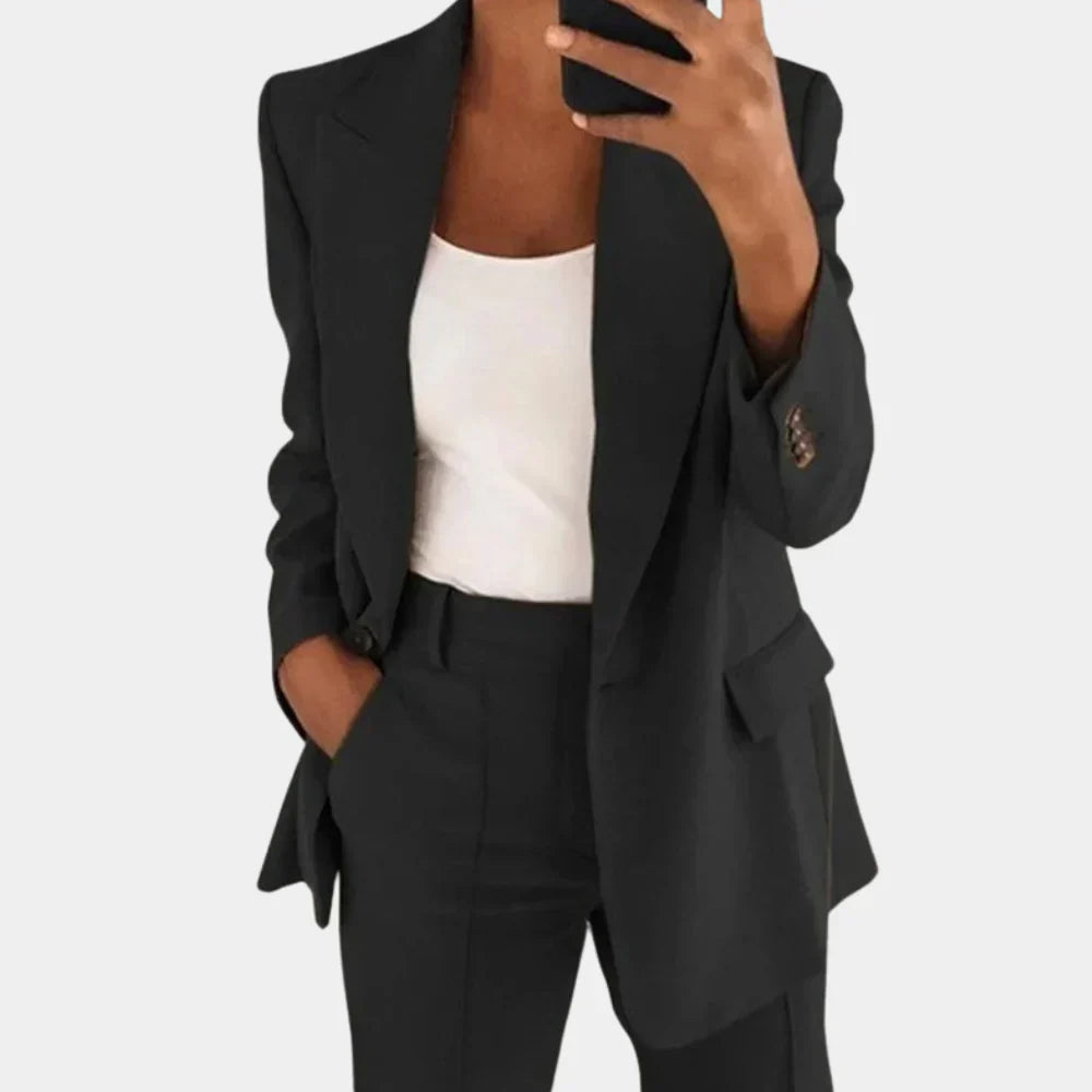 Valenzora | Two-Piece Blazer and Trousers Set for Women