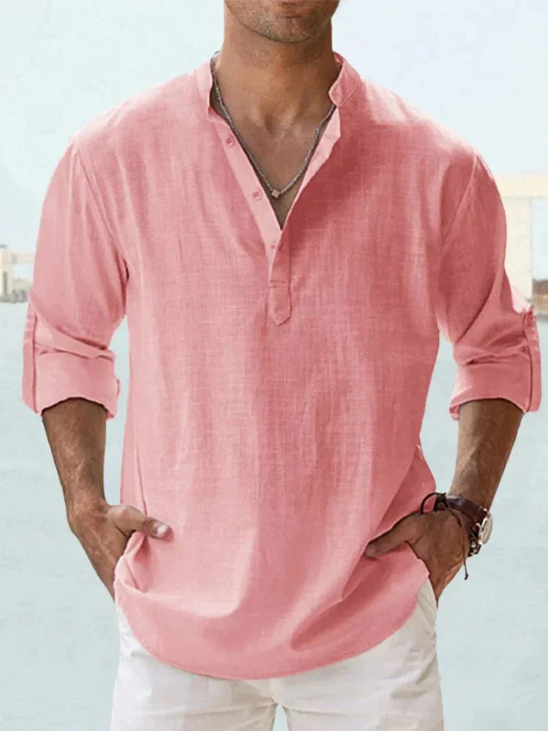 Valenzora | Linen shirt with breathable fabric