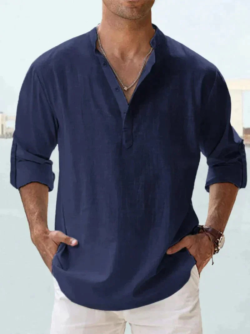 Valenzora | Linen shirt with breathable fabric