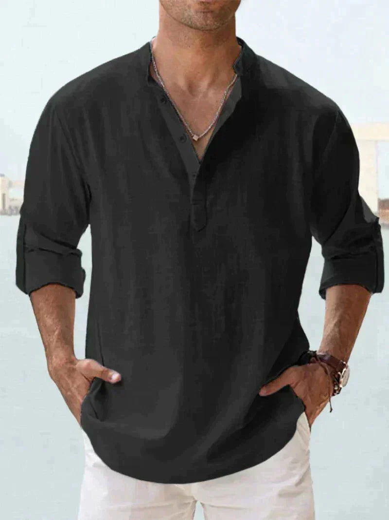 Valenzora | Linen shirt with breathable fabric