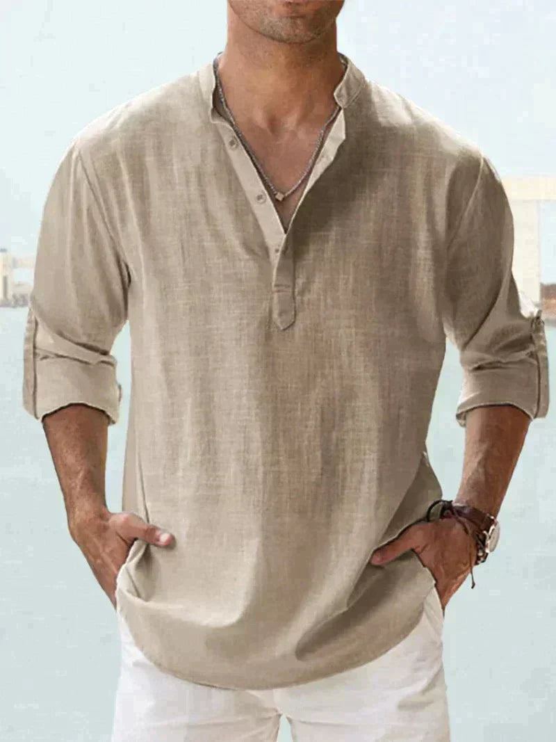 Valenzora | Linen shirt with breathable fabric