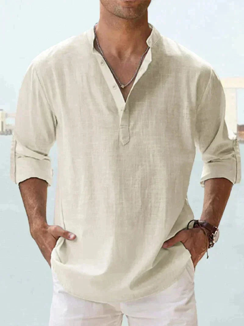 Valenzora | Linen shirt with breathable fabric