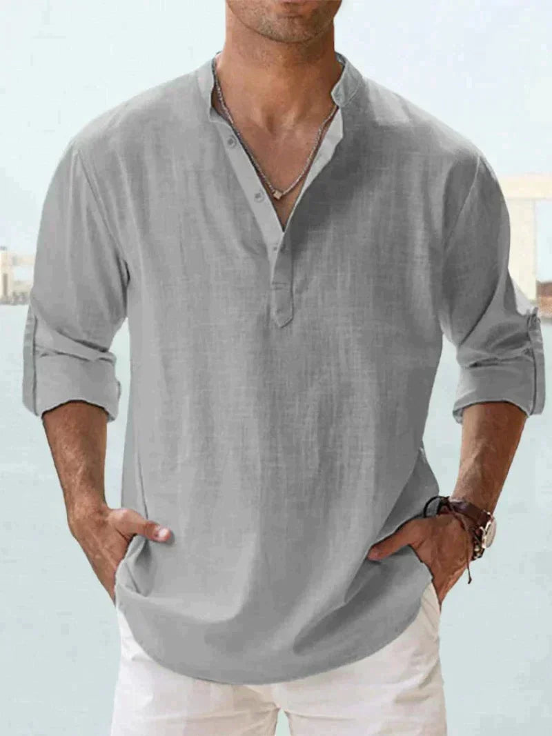 Valenzora | Linen shirt with breathable fabric