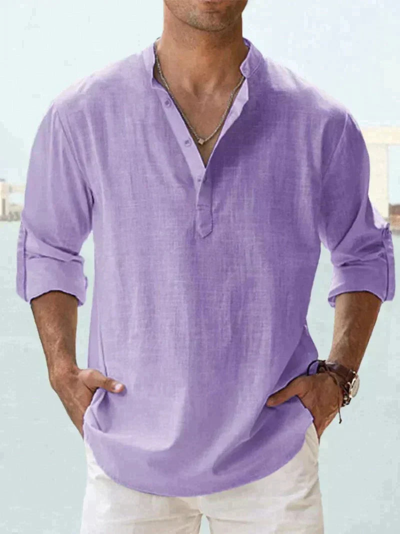Valenzora | Linen shirt with breathable fabric