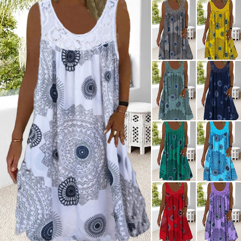 Valenzora | Sleeveless Plus Size Summer Dress