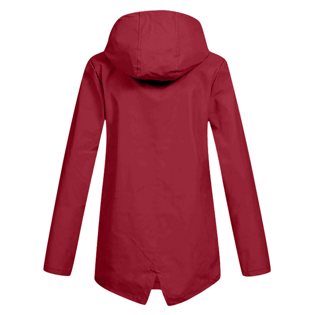 Women's hooded raincoat