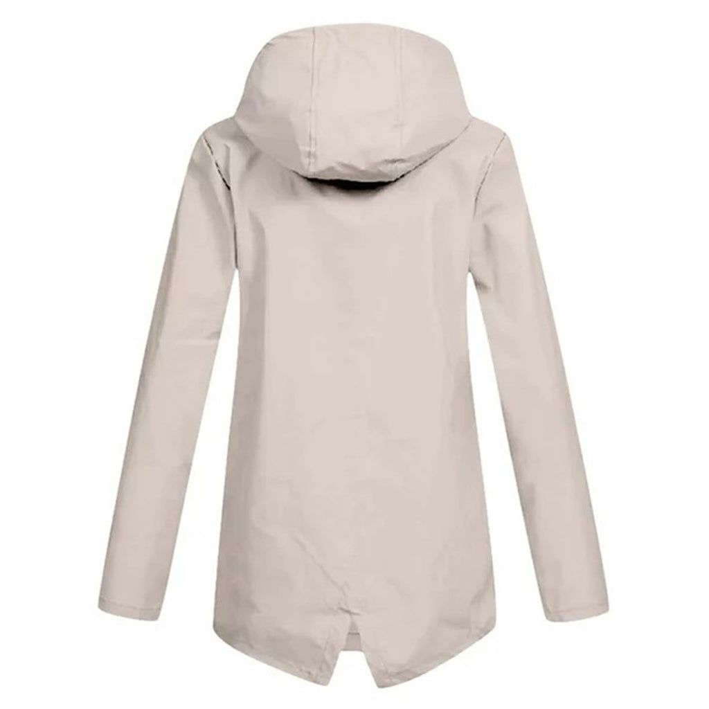 Women's hooded raincoat