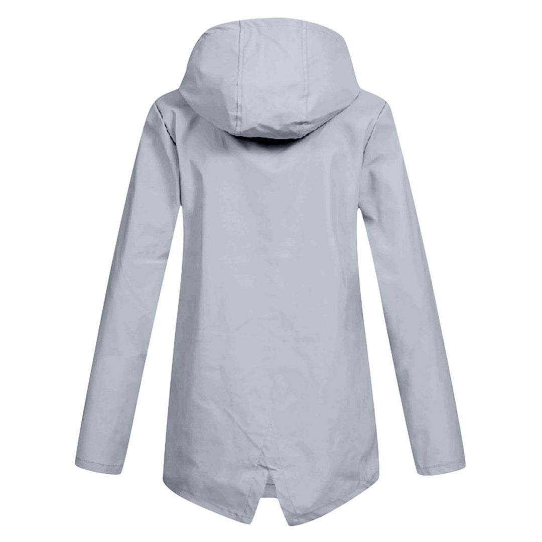 Women's hooded raincoat