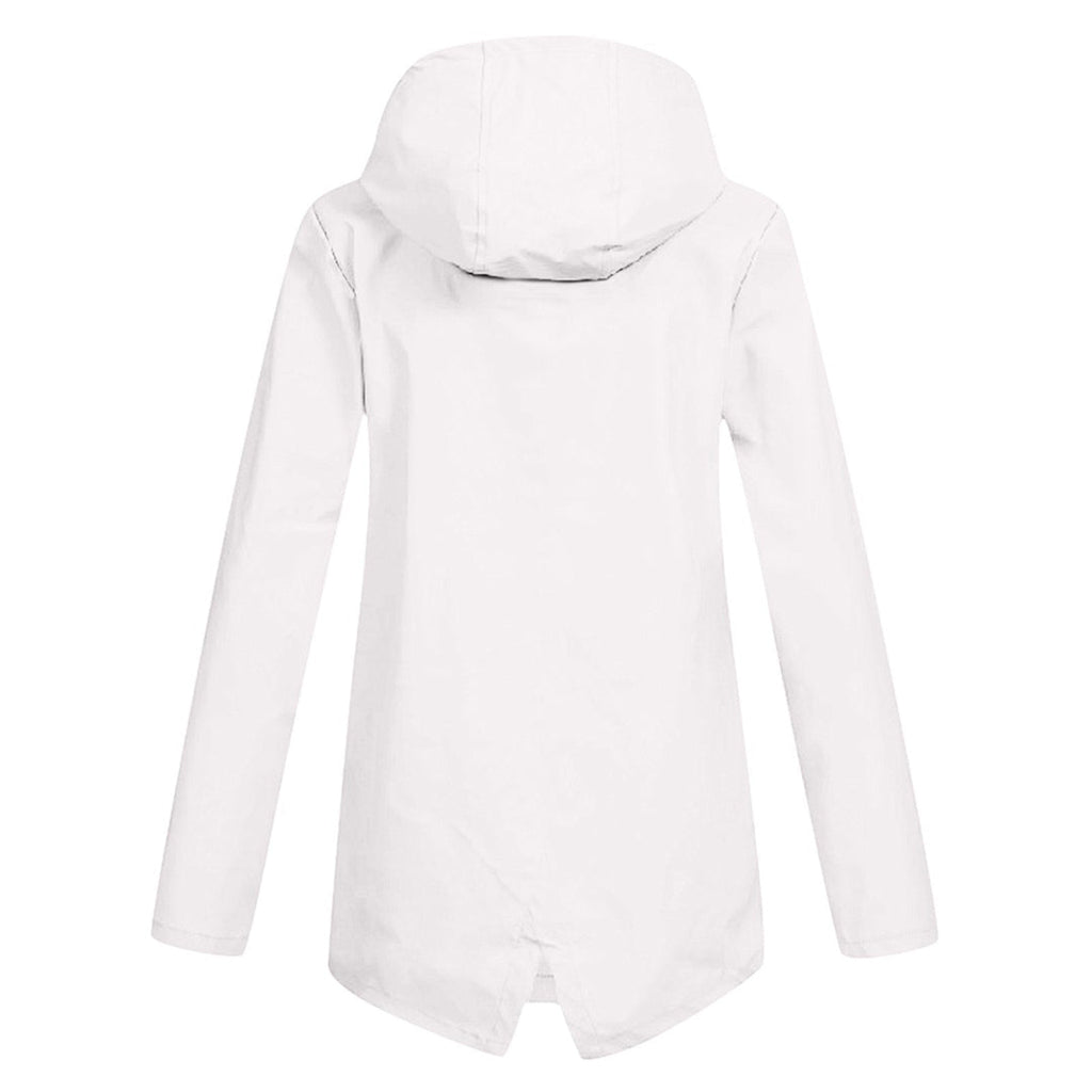 Women's hooded raincoat