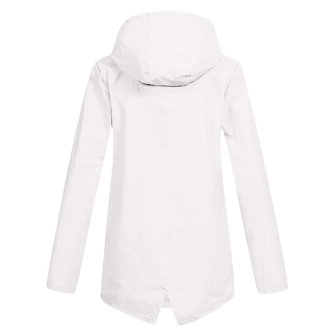 Women's hooded raincoat