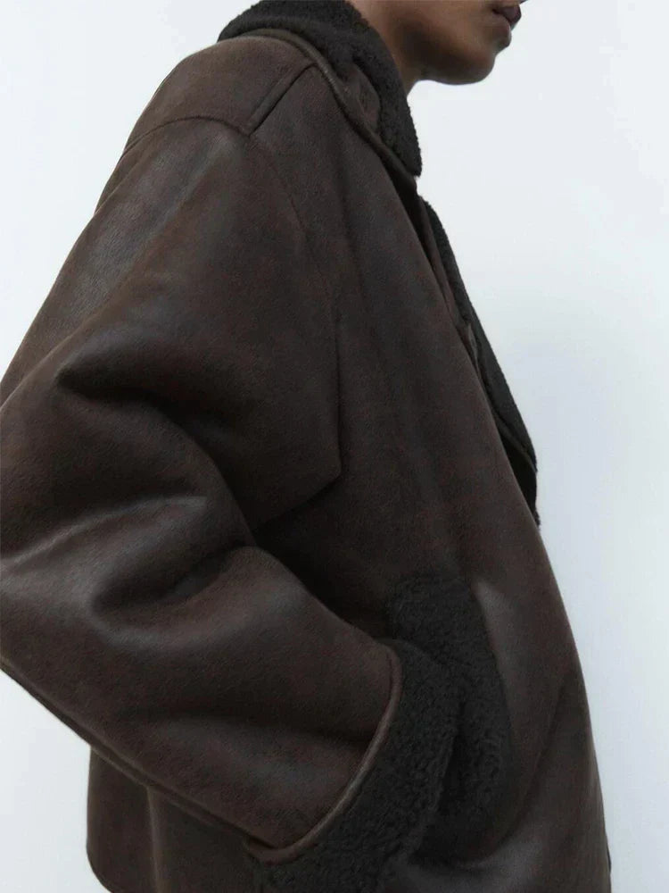 Valenzora | Vintage leather jacket for women