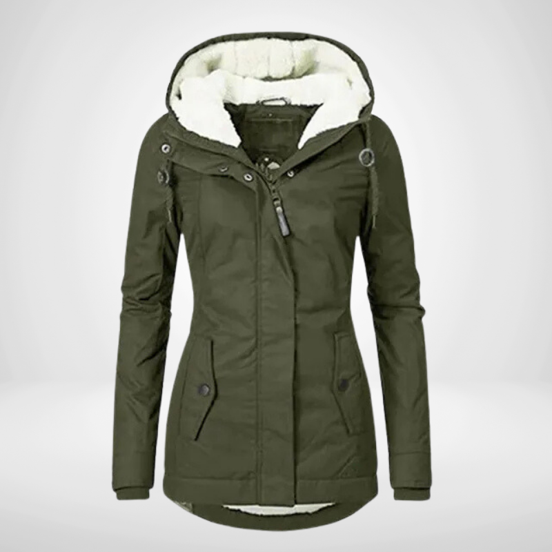 Winterjacke | Warmer Parka mit Kapuze für Damen