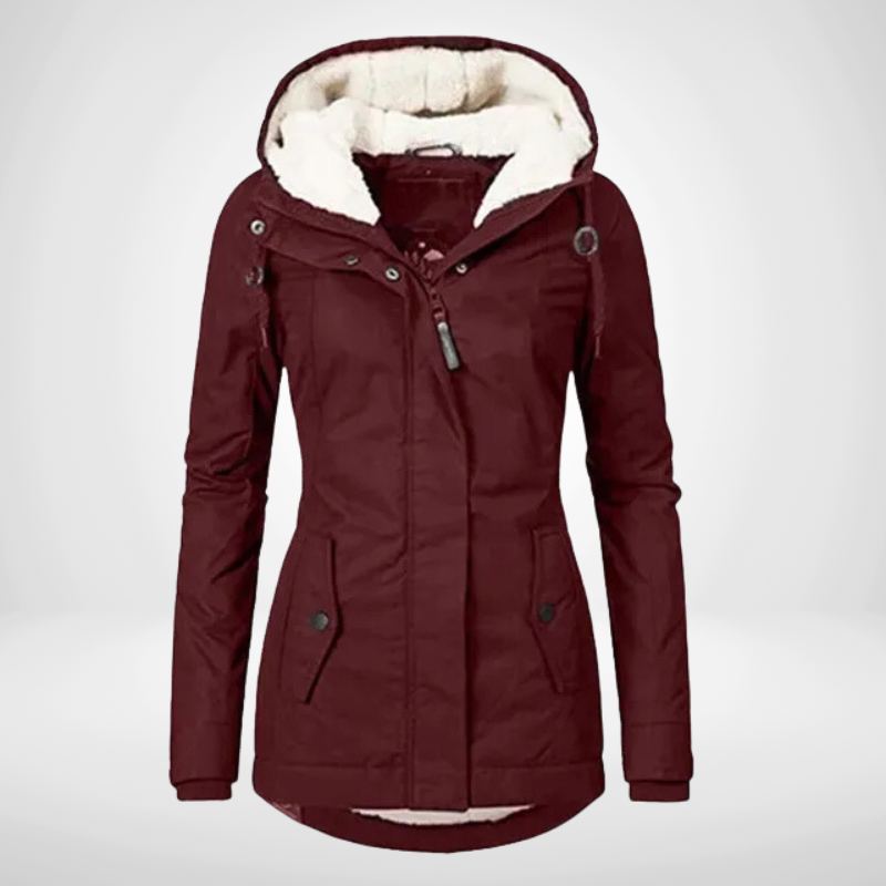 Winterjacke | Warmer Parka mit Kapuze für Damen