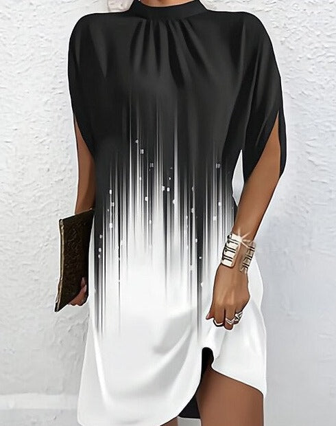 Valenzora - Fashion dress with batwing sleeves