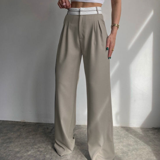 Valenzora - Fashion High Waist Straight Trousers
