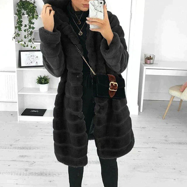 Cozy faux fur jacket