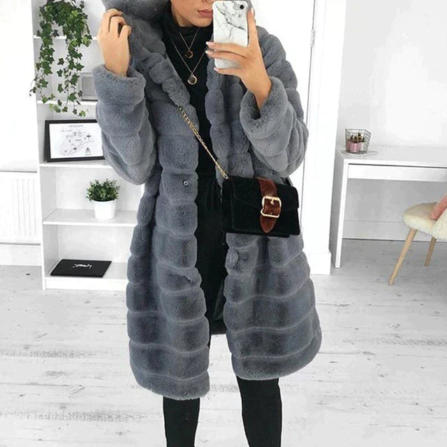 Cozy faux fur jacket