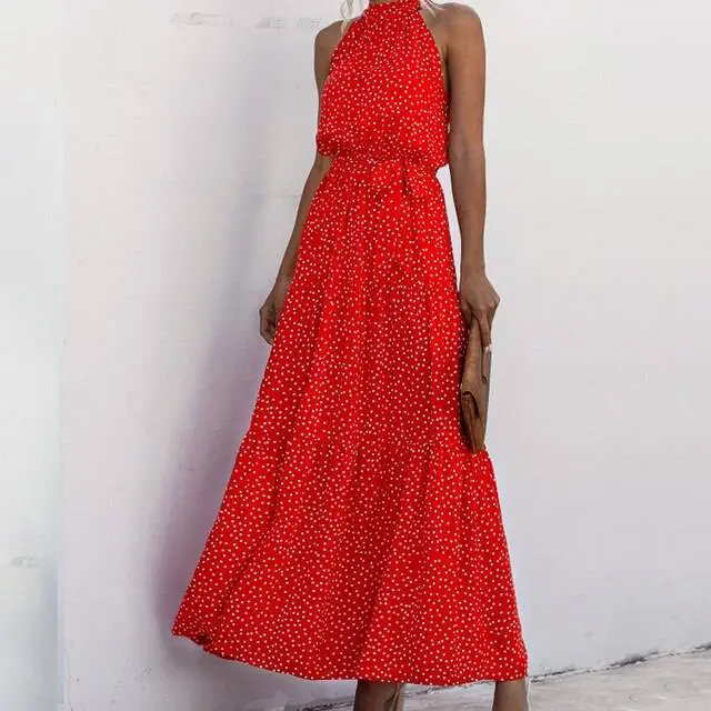 Valenzora | Strapless maxi dress with floral pattern
