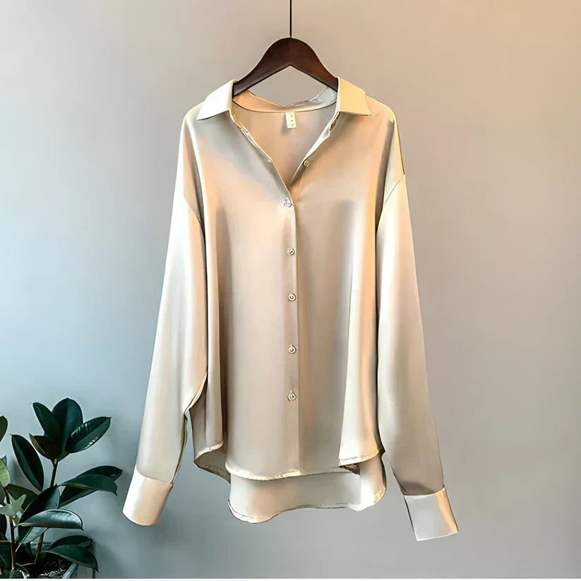 Valenzora | Luxurious women's silk shirt for an elegant look