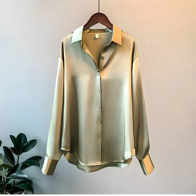Valenzora | Luxurious women's silk shirt for an elegant look