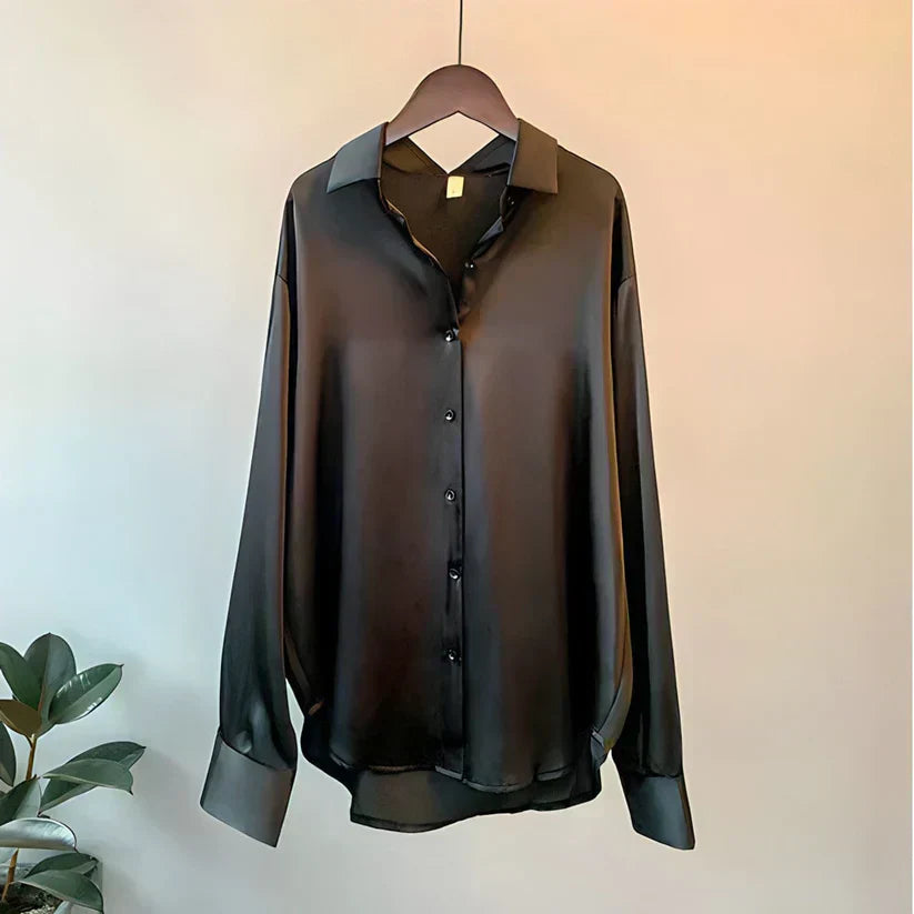 Valenzora | Luxurious women's silk shirt for an elegant look
