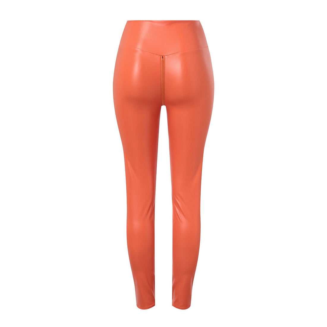 Valenzora | Comfortable and figure-shaping leather leggings with zipper for women