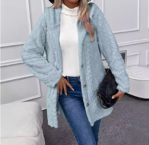 Valenzora | Hooded Mid-Length Cardigan Women's Cardigan