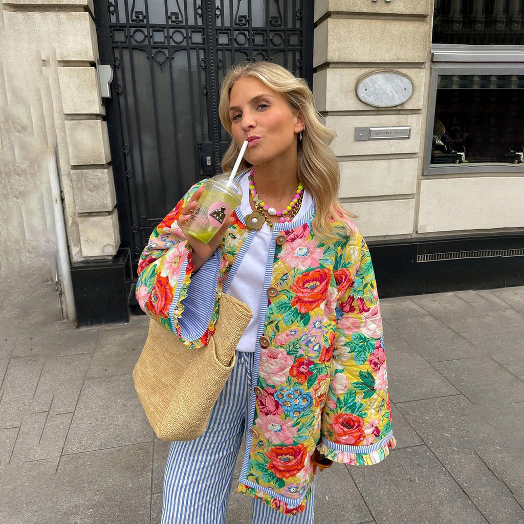Valenzora | Bequeme und stilvolle bunte Jacke für Damen