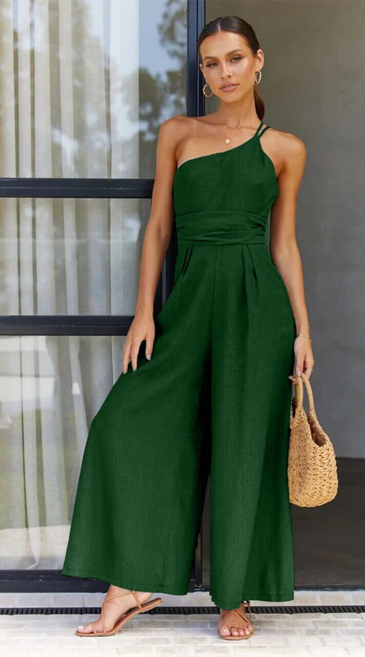 Valenzora | Backless Double Band Jumpsuit