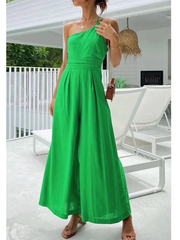 Valenzora | Backless Double Band Jumpsuit