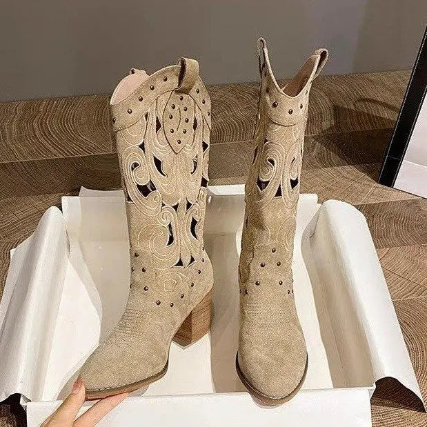 Valenzora | Western Ankle Boots