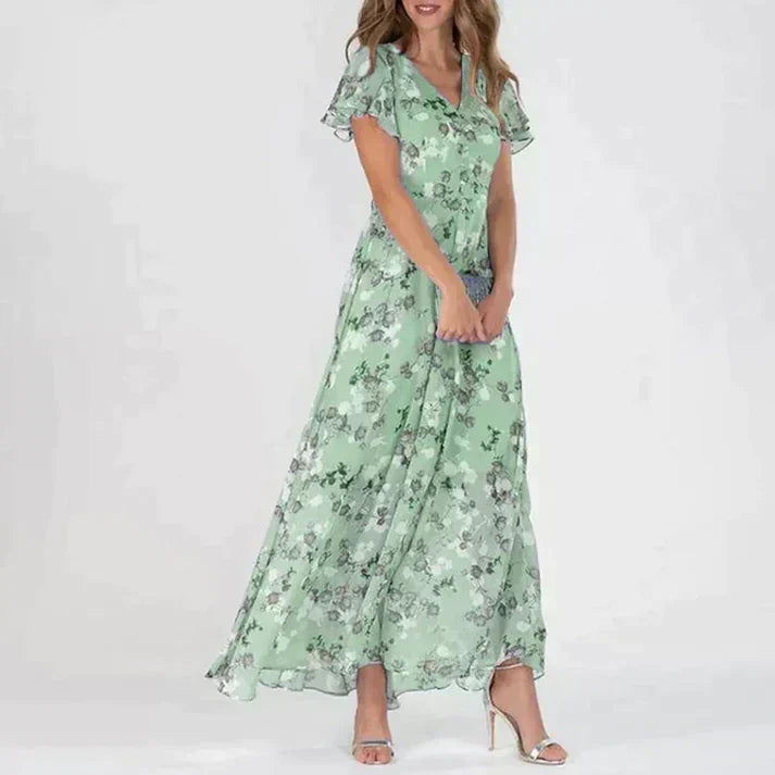 Valenzora | Floral Dress Elegant Summer Style