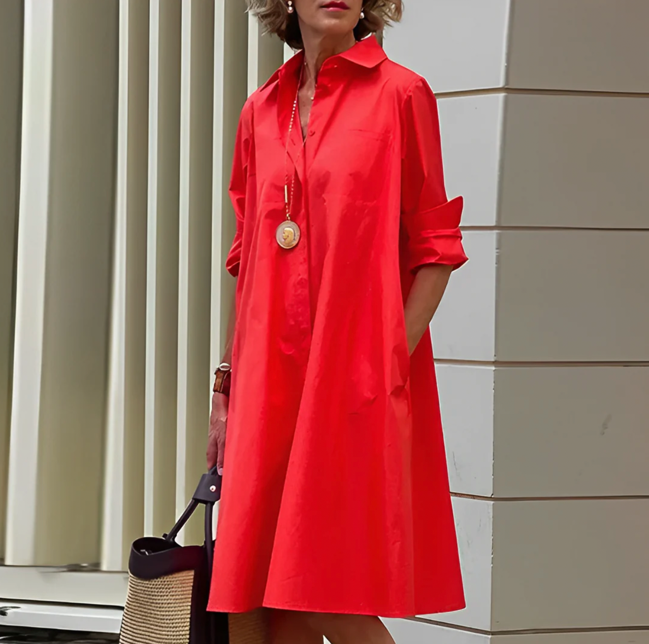 Valenzora | Elegant & Comfortable Women's Midi Dress