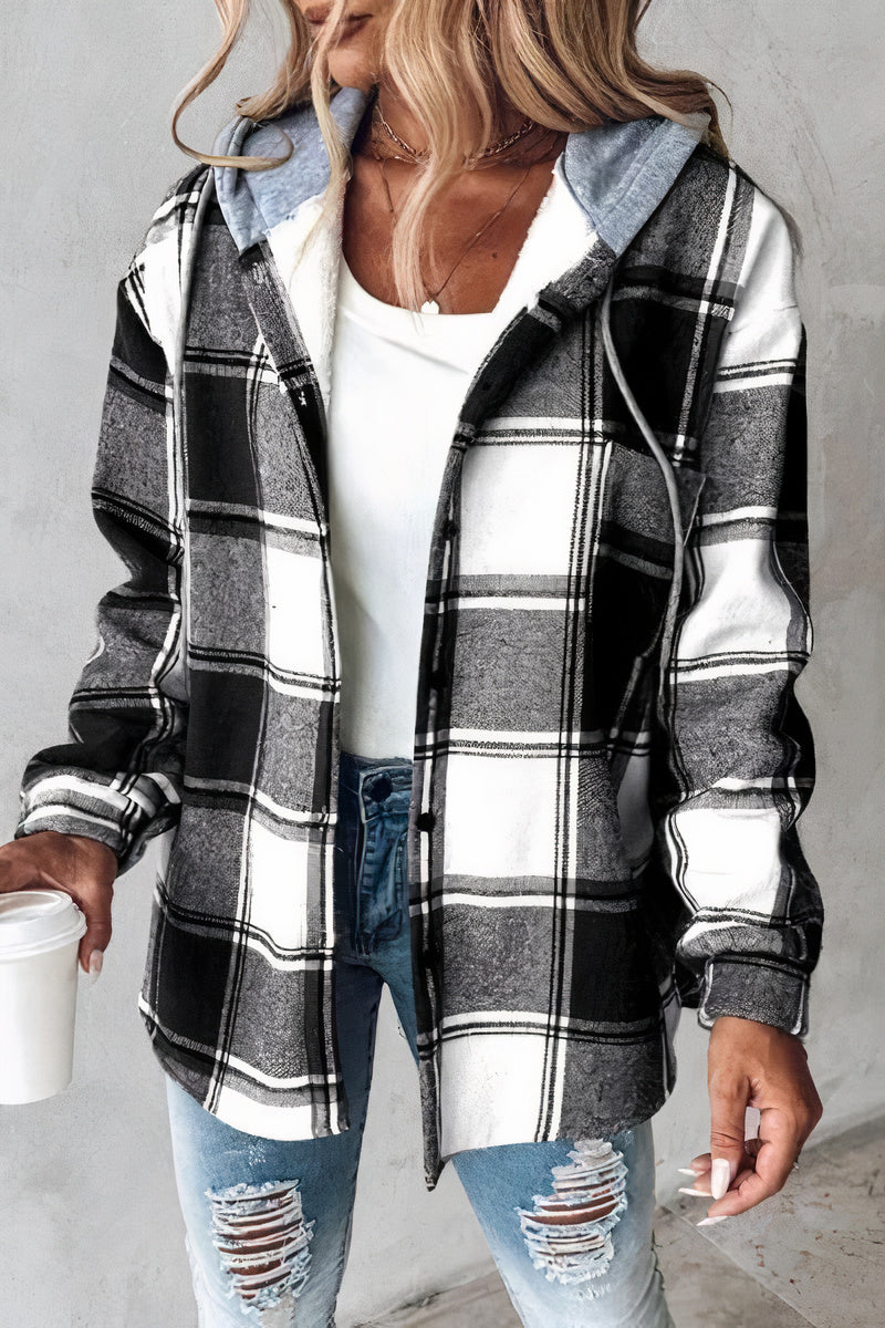 Valenzora | Comfortable hooded jacket for women with print